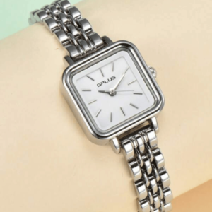 Relógio prata de quartzo