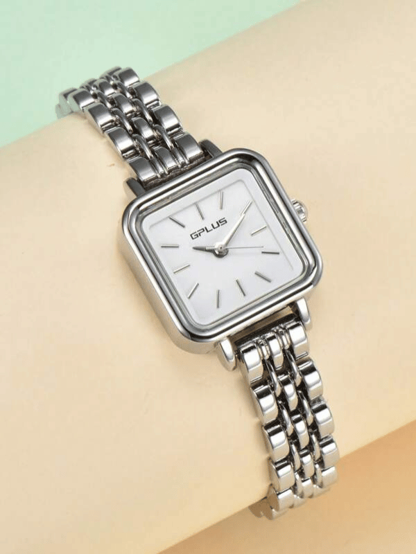 Relógio prata de quartzo